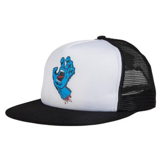 Santa Cruz Baseball Cap SANTA CRUZ CLASSIC HAND MESH BACK, Herren, schwarz-weiss (wei&szlig;, schwarz), Obermaterial: 50% Baumwolle, 50% Polyester, Caps Baseball Cap