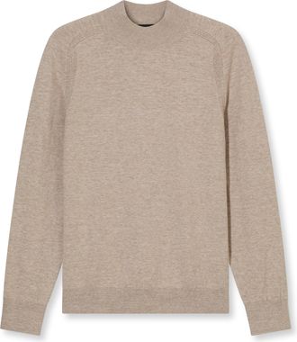 Olymp Rundhalspullover OLYMP Rundhals, Herren, Gr. 3XL, beige (natur), Obermaterial: 74% Baumwolle, 26% Polyamid, regular fit, Rundhals, Pullover Rundhalspu