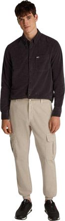Tommy Jeans Heren Ryan Straight cargobroek (Beige)