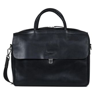 Howard London Charlie Laptoptas - Heren - Laptoptassen - Bruin - ONE Size - Leer - Tassen