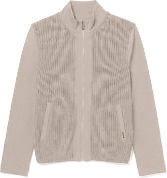 Freddy Felpa slim donna in tricot a coste con collo a lupetto