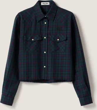 Miu Miu Plaid shirt