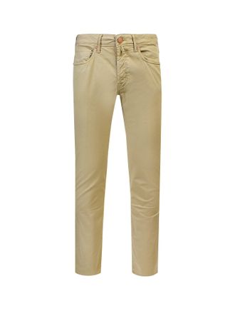 Incotex Stretch Cotton Trouser-Uomo