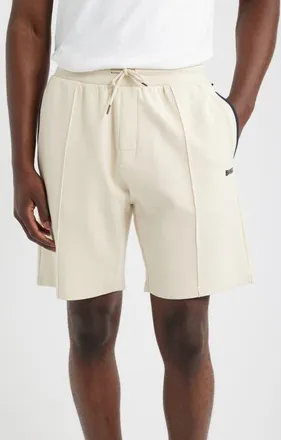 BOSS Sense Performance Shorts in Open White at Nordstrom, Size Medium