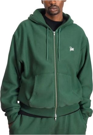 Patta Klassieke Rits Hoodie Groen - Heren - Vesten met rits - Groen - XS - Hoodies & sweatvesten