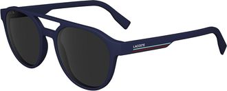 Lacoste L6008S N 424 Mens Sunglasses Blue Size 53