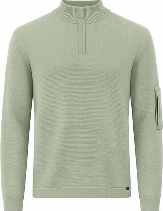 Genti Half zip cool dry | Lichtgroen