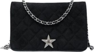 Chanel Pre-owned Wallet on Chain - Dames - Vintage Schoudertas - Zwart - ONE Size - Leer - Vintage