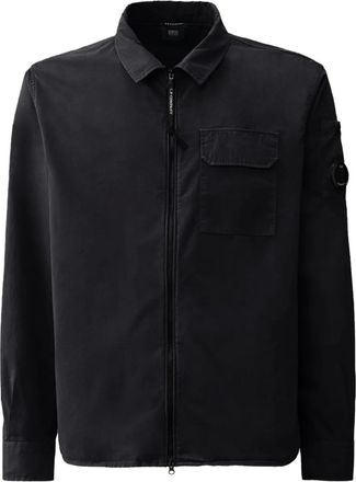 C.P. Company Giacca-camicia con tasca - Nero