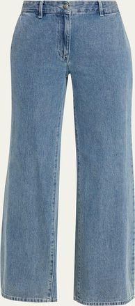 Kobi Halperin Effie Wide-Leg Cotton Denim Pants