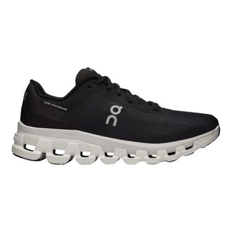 On Cloudflow 4 Sneaker in Black White Women