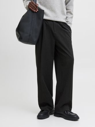 Jack & Jones Jogginghose JACK & JONES JPSTBILL DIEGO JOGGER NOOS, Herren, Gr. XS, N-Gr, dunkelgrau detail:minimal, Web, Obermaterial: 65% Polyester, 28% Viskose, 7