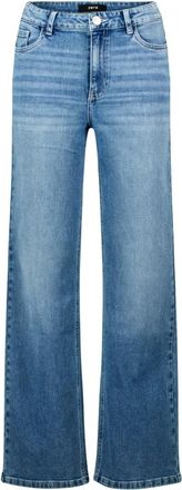Zero Dames, Jeans, Blauw, Maat: M