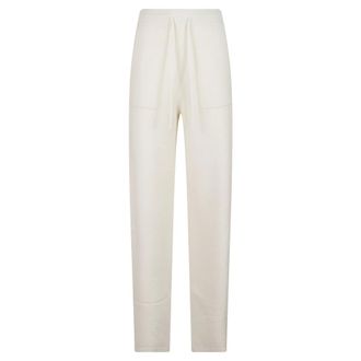 Max Mara Pantalones rectos - Trousers - Mujer - Blanco - XS