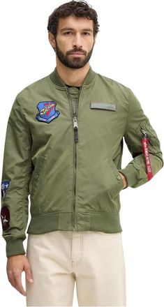 Alpha Industries Ma-1 TT Flying Tigers - - Jackets - Uomo - Verde - S