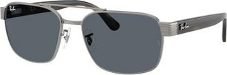 Ray-Ban unisex, Accessoires, Grijs, Maat: 58 MM