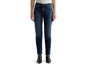 AG - Adriano Goldschmied Mari Mid Rise Slim Straight Jeans in 9 Years Helsinki Womens Jeans 9 Years Helsinki : 25 29, Cotton/Denim/Elastane