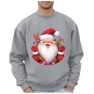 Generic Light Up Christmas Sweatshirt Novelty Jumpers for Men Jumper Funny Reindeer Mens Ugly Sweatshirts Clothing Letter Print Hoodie T Shirt Xmas Shirts 3d 