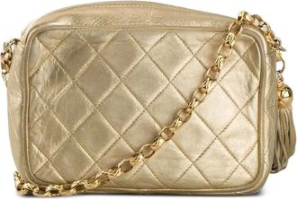Chanel quilted tassel detail shoulder bag - Oro
