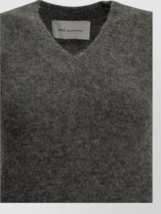 Ami ribbed logo vest