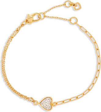 Kate Spade New York With All My Heart armband - Goud