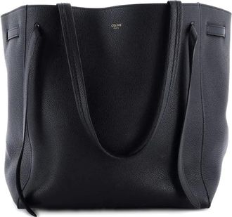 Celine Phantom Tie Cabas Leather Small tote bag - Zwart