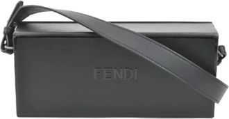 Fendi Pre-owned Cross Body Bags, female, Black, Size: ONE SIZE Pre-owned Leather fendi-bags