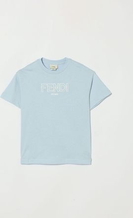 Fendi T-shirt basic Fendi in cotone con logo