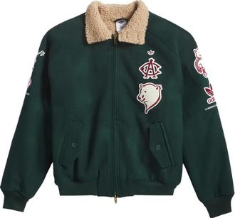 adidas Bomber con applicazione logo - Verde