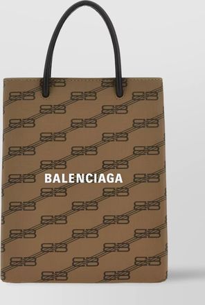 Balenciaga shopping coated canvas tote bag