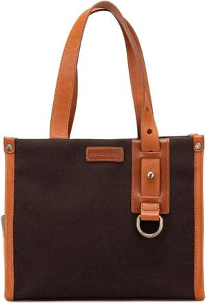 Burberry Pre-owned Tote Bags, female, Brown, Size: ONE SIZE Pre-owned Canvas Tote Bag