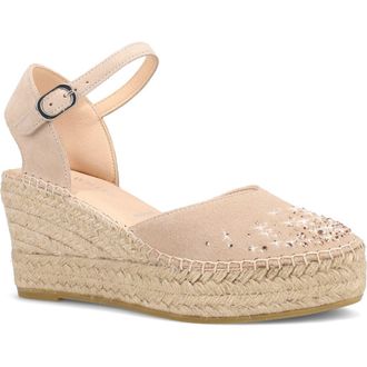Ron White Breeza Wedge Sandal in Oyster at Nordstrom, Size 10-10.5Us