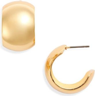 Frasier Sterling High Tide Half Hoop Earrings in Gold at Nordstrom
