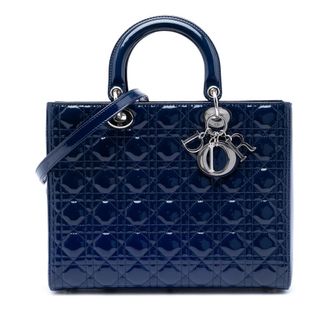 Dior Pre-owned Dior Large Patent Cannage Lady Dior Ladies JE1UQWR4WE2QEQI9