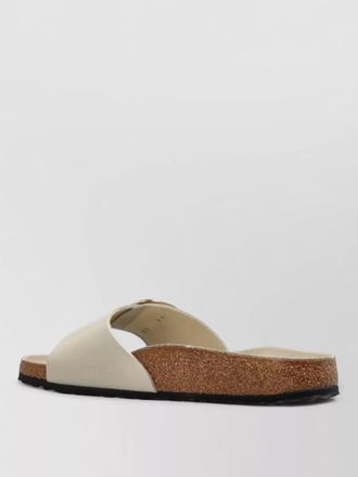 Birkenstock madrid sandals open toe leather cork buckle
