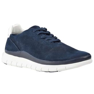 Vionic Fresh Tucker Nubuck Mens Lace Up Trainers - Navy - Size:UK 10.5