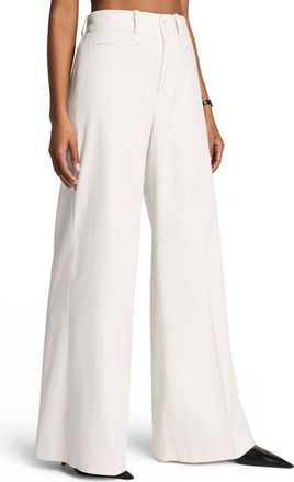 Spanx Super Wide Leg Pants in Ivory at Nordstrom, Size 1X