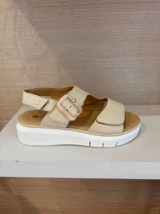 Eric Michael Womens Luisa Open Toe Sandals In Beige