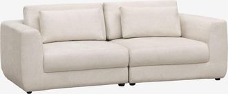 Sklum Sof&aacute; Modular De 2 Piezas Con Reposacabezas Regulable En Chenilla Cataline Sklum