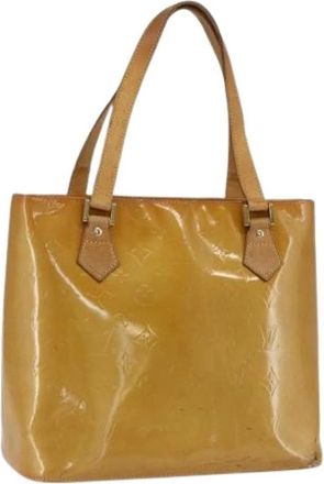 Louis Vuitton Pre-owned Tote Bags, female, Yellow, Size: ONE SIZE Pre-owned Vintage Leather Tote Bag