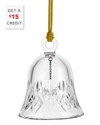 Waterford Lismore Bell Ornament With $15 Credit