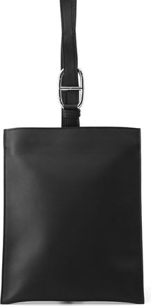 Herm&egrave;s Black Swift Leather Sling Bag (Pre-Owned)