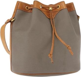 Dior Pre-owned Bucket Bags, female, Gray, Size: ONE SIZE Pre-owned Vintage Bucket Bag