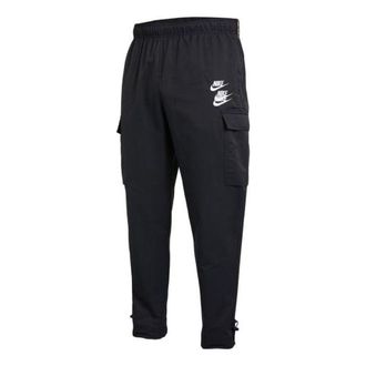 Nike Printing Woven Sports Long Pants Black DD0887-010
