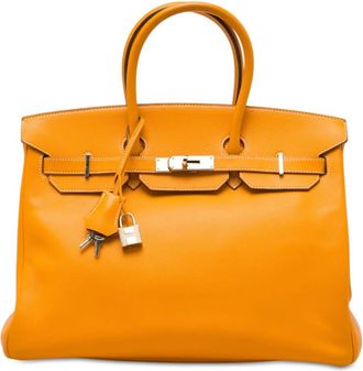 Herm&egrave;s Pre-owned Hermes Epsom Candy Birkin Retourne 35 Ladies GTBKYI680VHDA1EZ