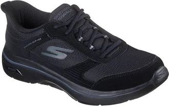 Skechers Mens Slip Ins GOWalk Arch Fit 2.0 Seared Trainers Shoes 216650 - Black Nylon - Size UK 11.5