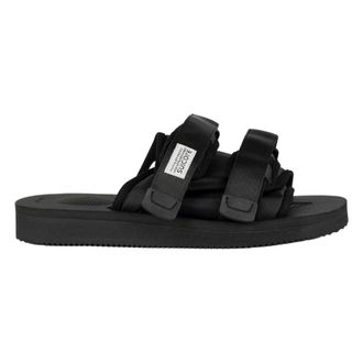 Suicoke Sliders, male, Black, Size: 4 US Black Moto-Cab Sandal
