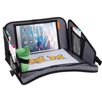 OEM Bandeja De Viaje Para Ni&ntilde;os - Dreambaby - Bandeja Para Asiento De Coche Y Avi&oacute;n Con Soporte Para Tableta Y Almacenamiento