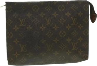 Louis Vuitton Pre-owned Vintage Clutch - Dames - Vintage Clutch - Bruin - ONE Size - Vintage