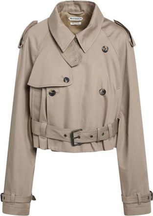 J.W.Anderson Dames, Mantels, Beige, Maat: XS Katoen